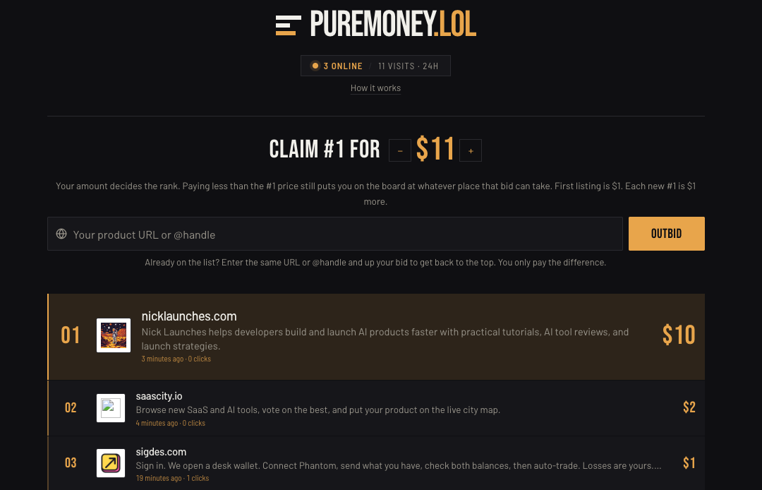 PureMoney.lol screenshot 2