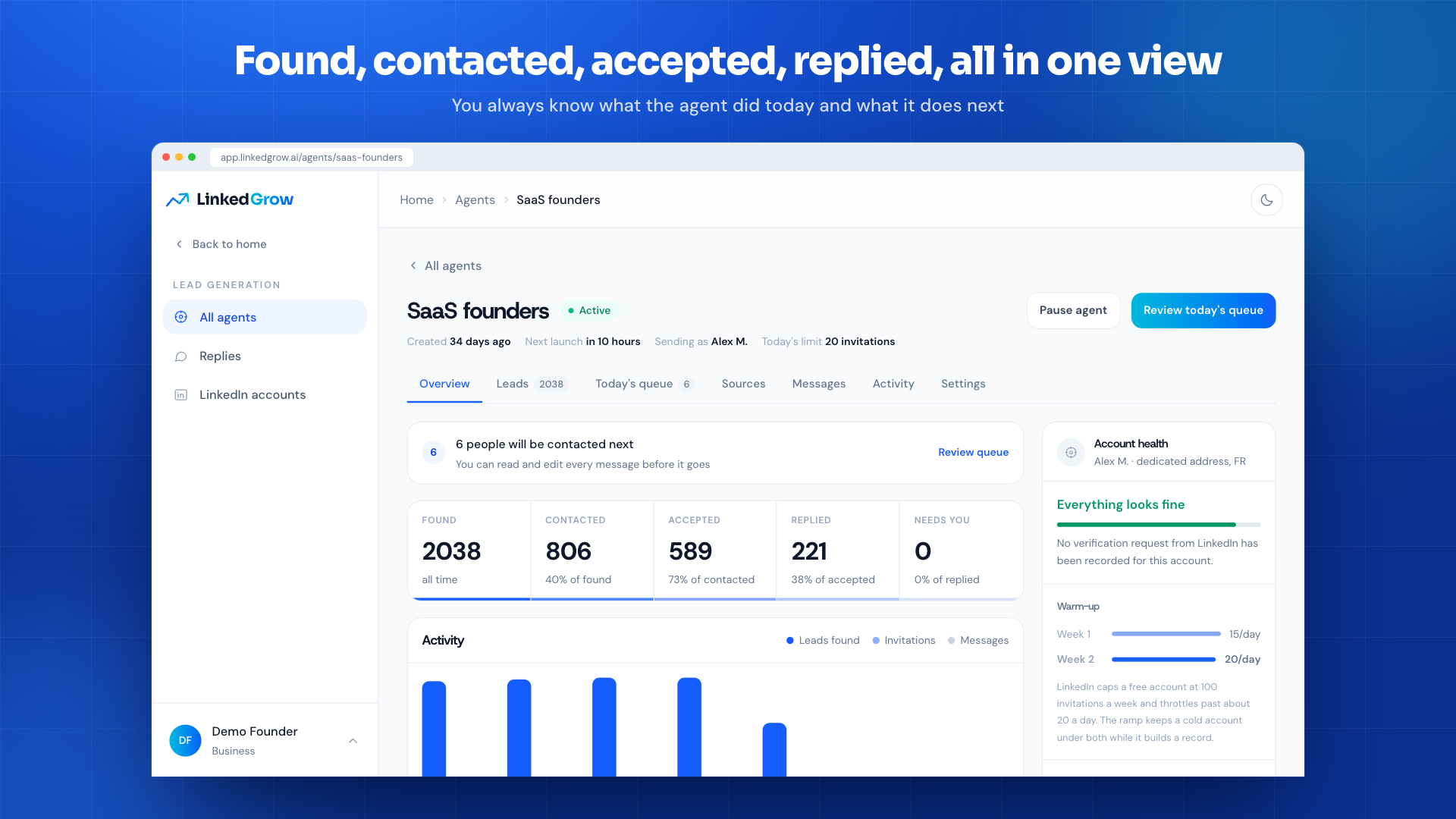 LinkedGrow screenshot 3