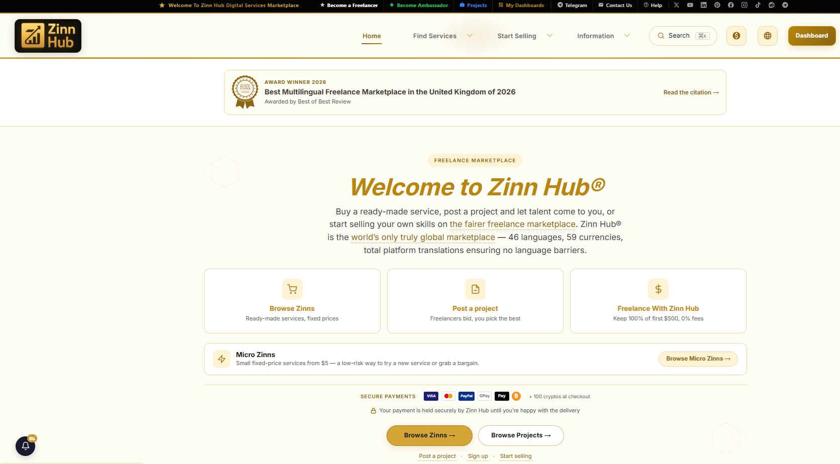 Zinn Hub screenshot 1
